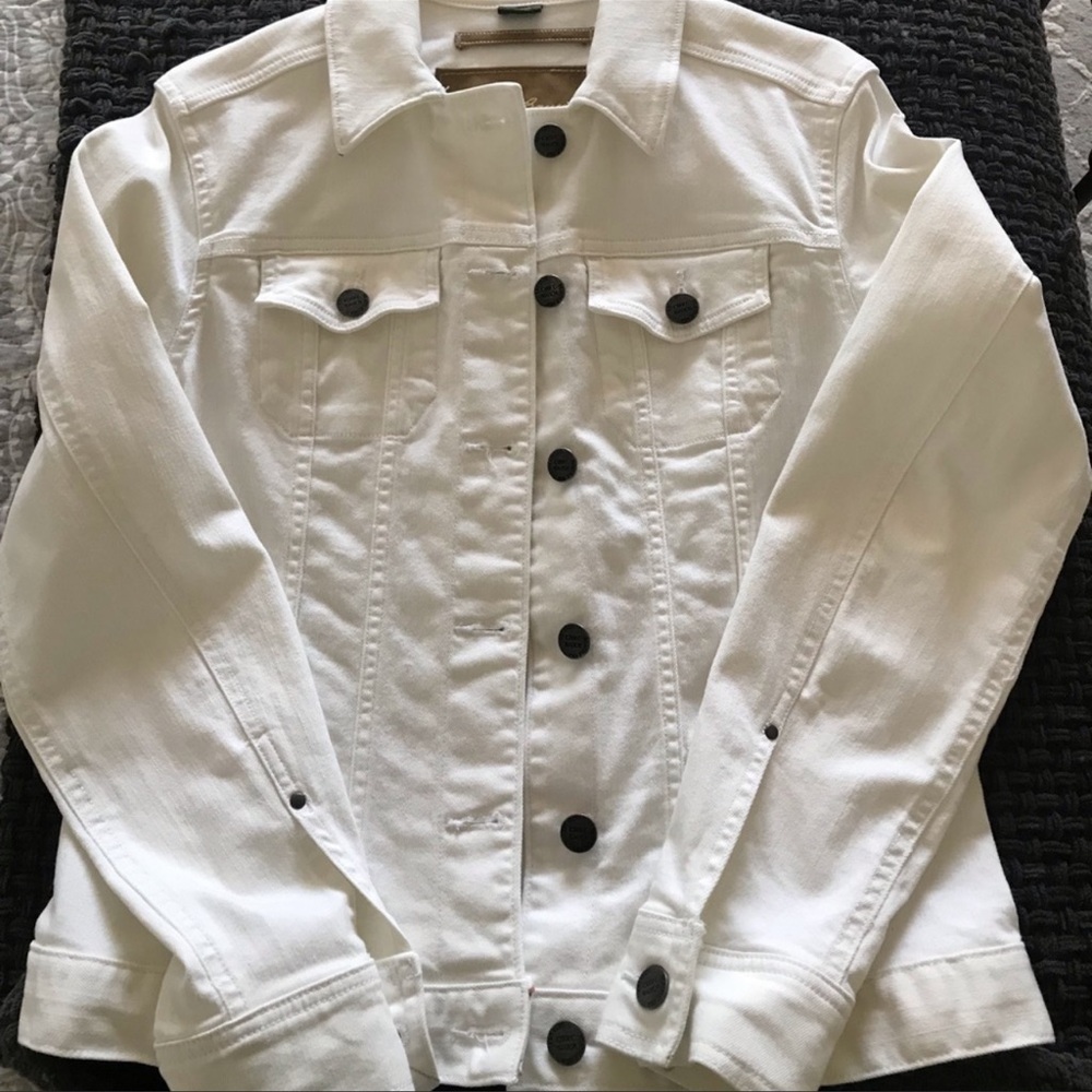 White denim jacket